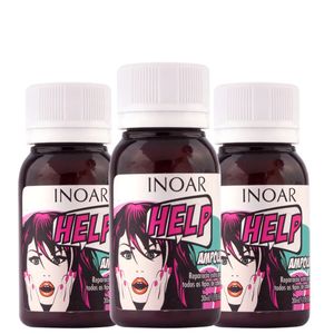 Ampola Inoar Help - Kit 3x30ml