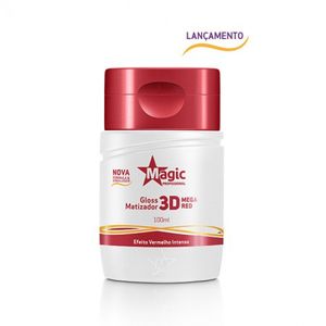 Matizador Gloss 3d Mega Red Magic Professional - Mini 100ml