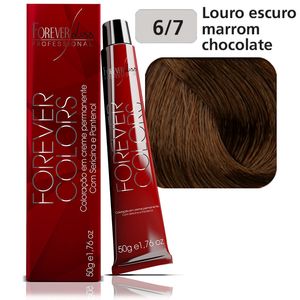 Coloração Forever Colors Marrom 6-7 Louro Escuro Marrom Chocolate