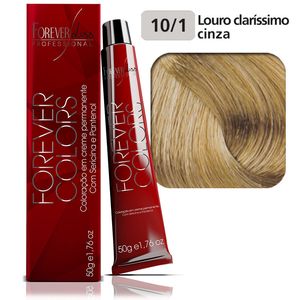 Coloração Forever Colors Cinza 10-1 Louro Claríssimo Cinza