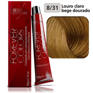 Coloração Forever Colors Bege Dourado 8-31 Louro Claro