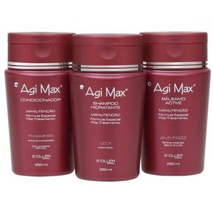 Kit Pós Progressiva Agi Max - Kit 3x250ml