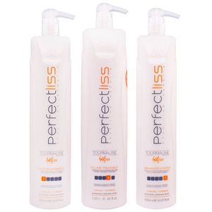 Escova Progressiva Turmalina Perfect Liss - Kit 3x1litro