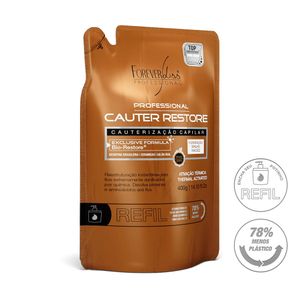Refil Máscara Capilar Cauterização Cauter Restore Forever Liss 400g