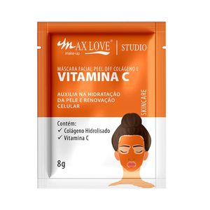 Máscara Facial Vitamina C E Colágeno