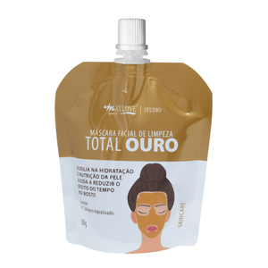 Máscara Facial De Limpeza Ouro 50g