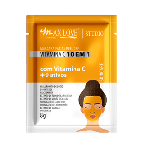 Máscara Facial Peel Off Vitamina C 10 Em 1