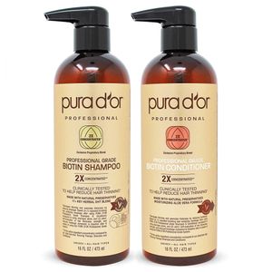 Shampoo Condicionador Profissional Anti Queda Todos Os Tipos De Cabelos 473ml