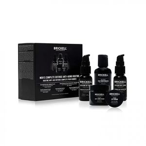 Brickell Men's Kit Skincare Para Homens Com Produtos Orgânicos Naturais Com Vitamina C, 5 Produtos