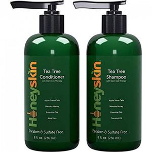 Shampoo, Condicionador Para Caspa Com Óleo De Tea Tree Limpeza Profunda E Brilho 450ml