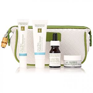 Eminence Kit Skincare Completo 4 Produtos Com Necessaíre