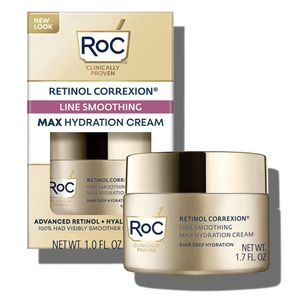 Roc Creme Facial Anti Idade 50 Ml Sem Óleo Com Ácido Hialurônico Para Mulheres