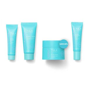 Tula Kit Skincare Completo Suave E Revitalizante Com Necessarie, 4 Produtos