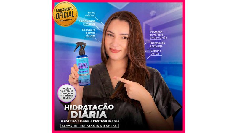 Forever Liss Leave-in Penteia Cabelo Ultra Hidratante 200ml